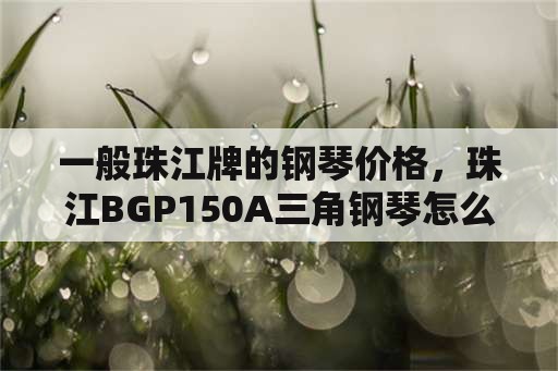 一般珠江牌的钢琴价格，珠江BGP150A三角钢琴怎么样？