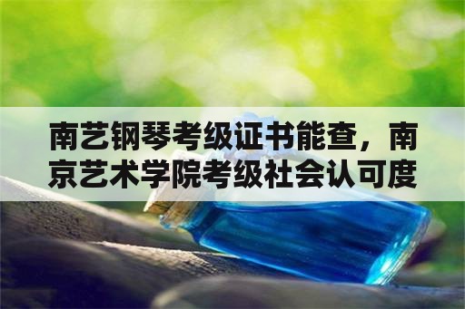 南艺钢琴考级证书能查，南京艺术学院考级社会认可度高吗？