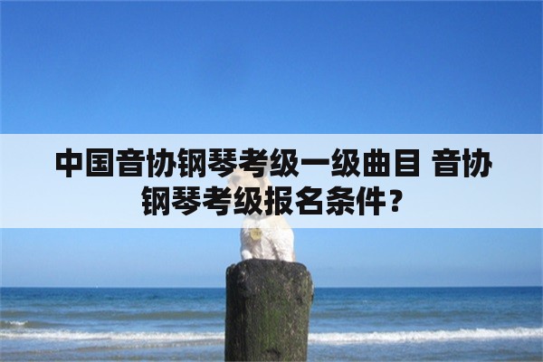 中国音协钢琴考级一级曲目 音协钢琴考级报名条件？