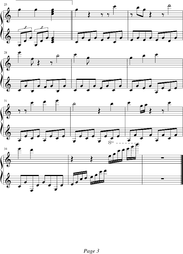 星空下的钢琴曲谱子(星空下的钢琴曲谱子图片)