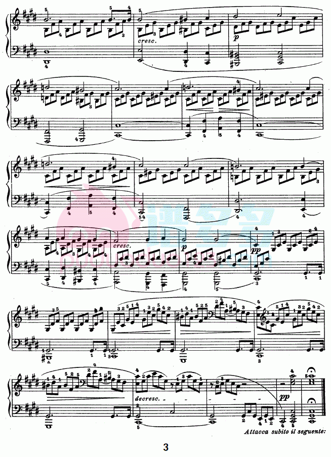 贝多芬命运钢琴曲p3(贝多芬命运钢琴曲第二乐章)