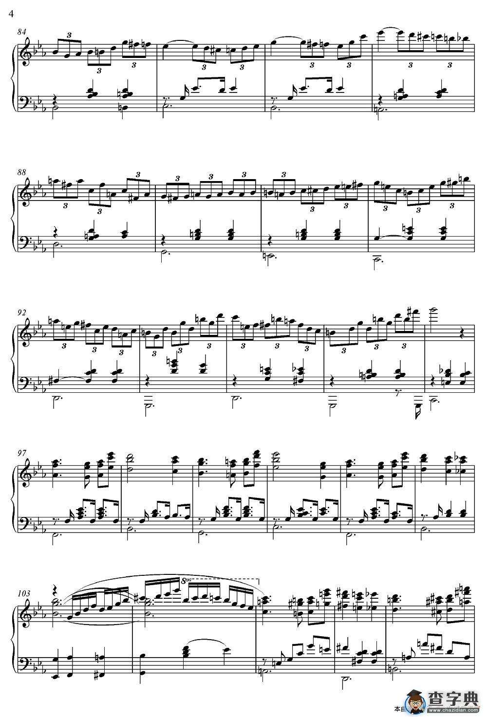 海上钢琴师钢琴谱1900(海上钢琴师钢琴谱playing love简谱)