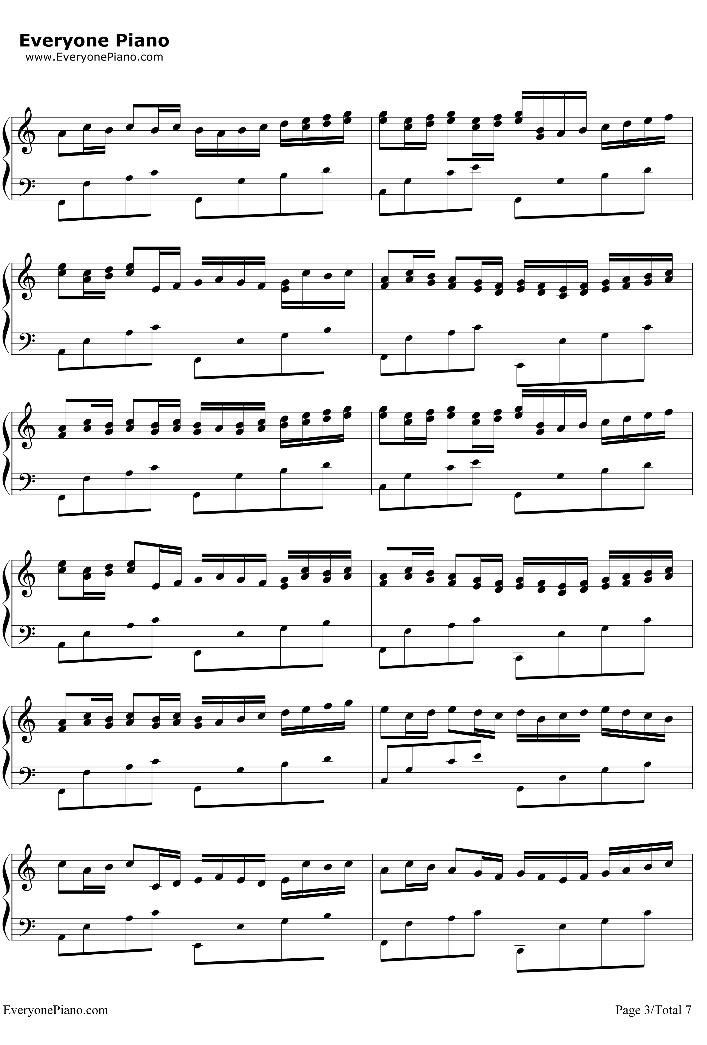 卡农钢琴曲谱五线谱虫虫钢琴网(卡农简单版钢琴谱左右手钢琴简谱)