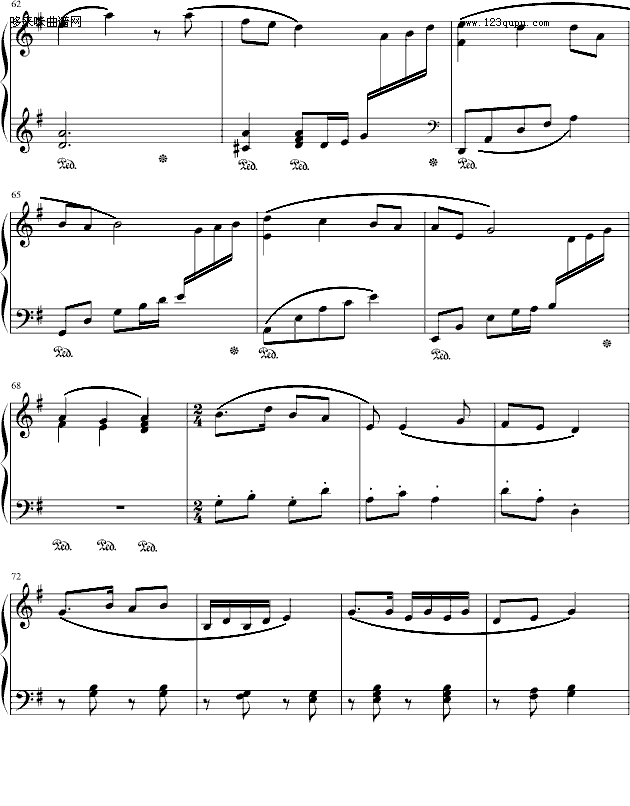 北风吹钢琴曲谱完整版指法(北风吹钢琴曲谱完整版指法图)
