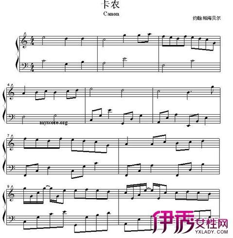 卡农钢琴简谱数字版zhidao的简单介绍