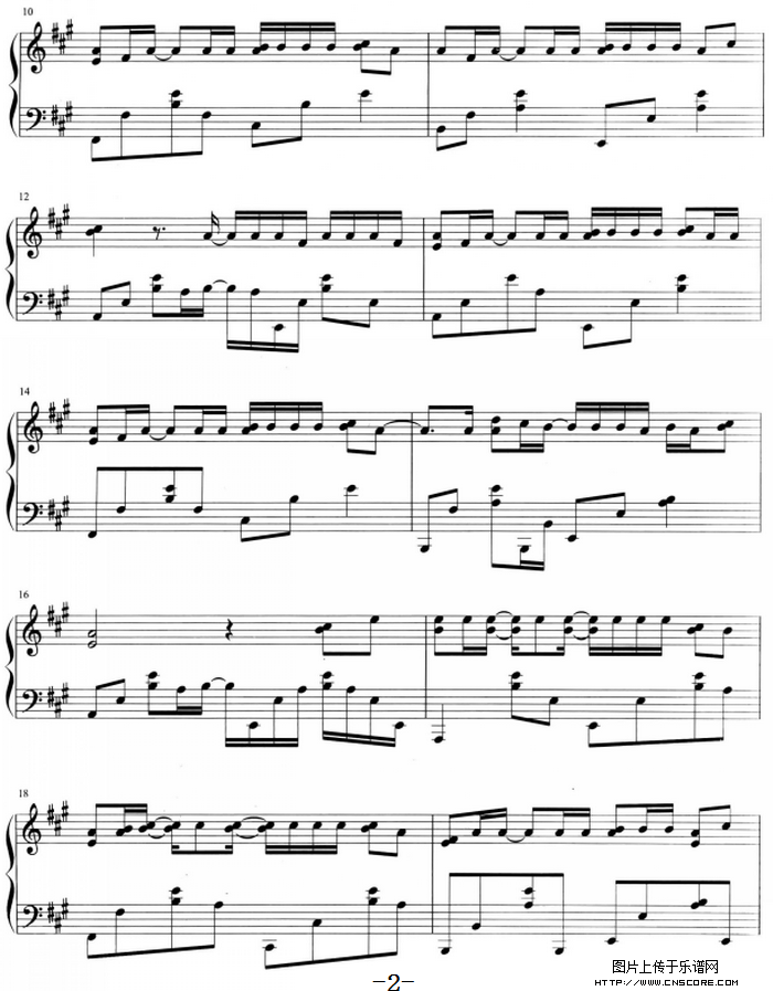 流行歌曲钢琴谱带指法(流行歌钢琴曲谱简单 初学)