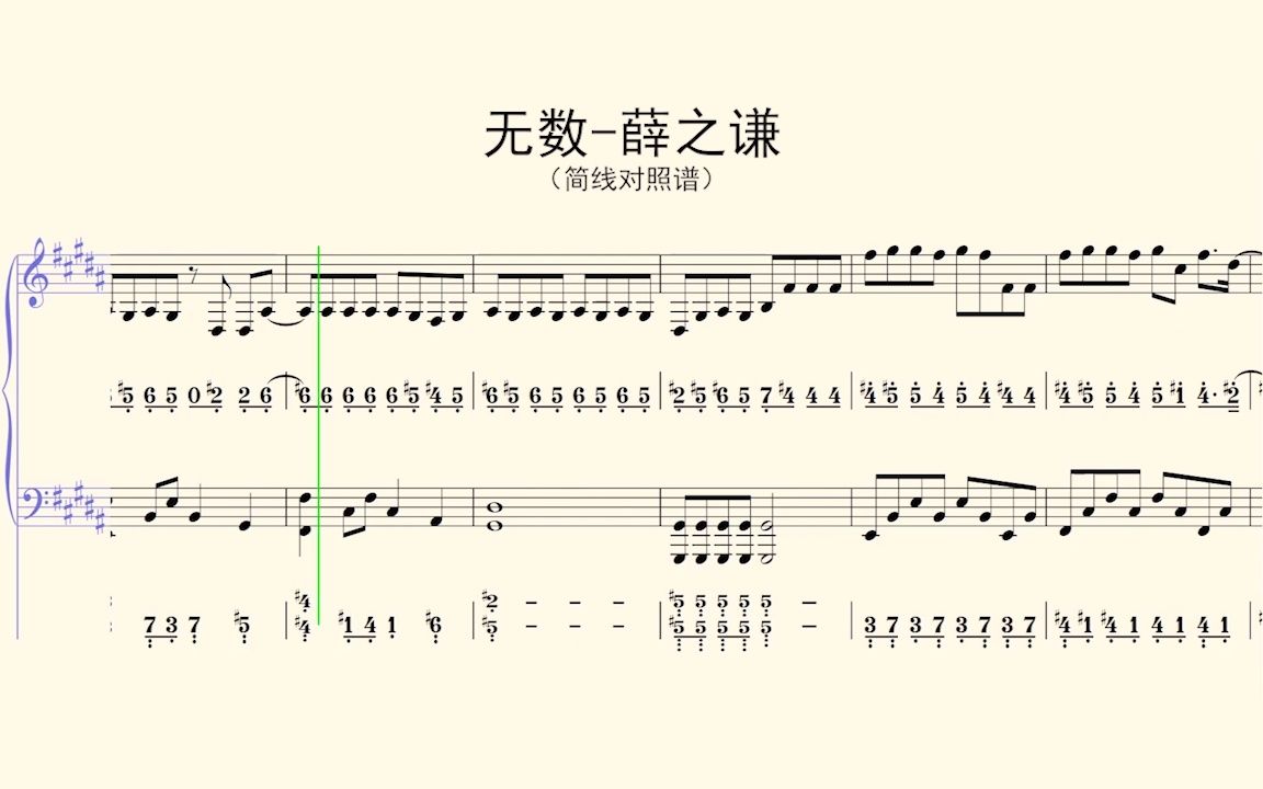 薛之谦初学者钢琴谱yinyuesheng的简单介绍