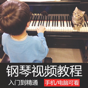 成人钢琴入门自学教程视频(成人钢琴入门自学教程视频第四课)