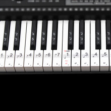 钢琴键盘简谱对照表(钢琴键盘简谱对照表61键)