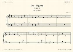 两只老虎钢琴谱数字(两只老虎钢琴乐谱简谱数字)