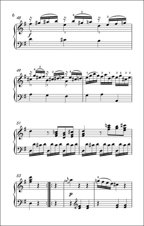 中央音乐学院钢琴考级六级的曲子(中央音乐学院钢琴考级教程六级曲目)