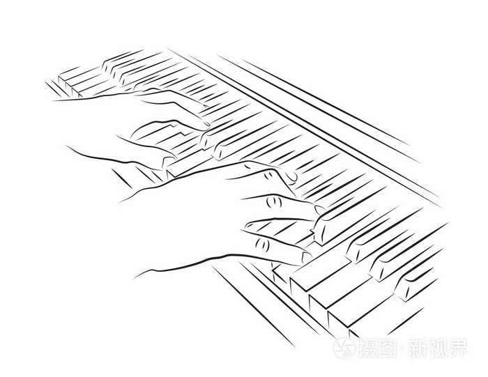三角钢琴简笔画(三角钢琴简笔画角度)